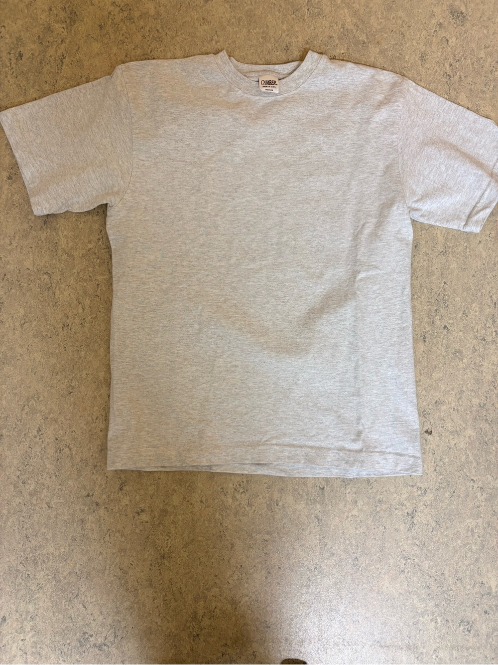 CAMBER Finest Made in USA Heavyweight Gray T-Shirt Men’s Medium 100% Cotton Work